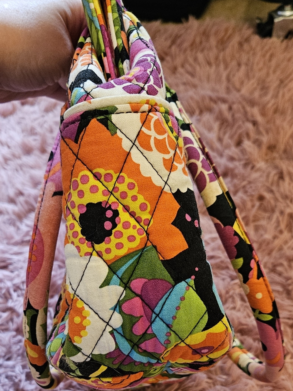 Retired✨️Vera Bradley "Va Va Bloom" Quilted Tote - Picture 9 of 13